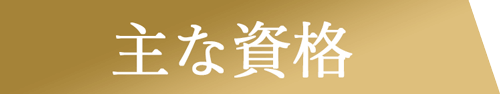 主な資格